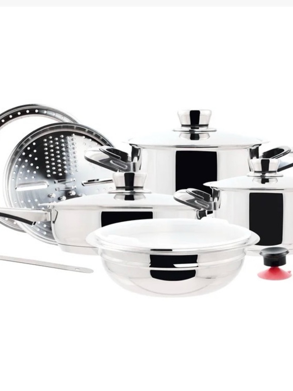 Nutrition-Stahl 12-piece cookware set - NIB